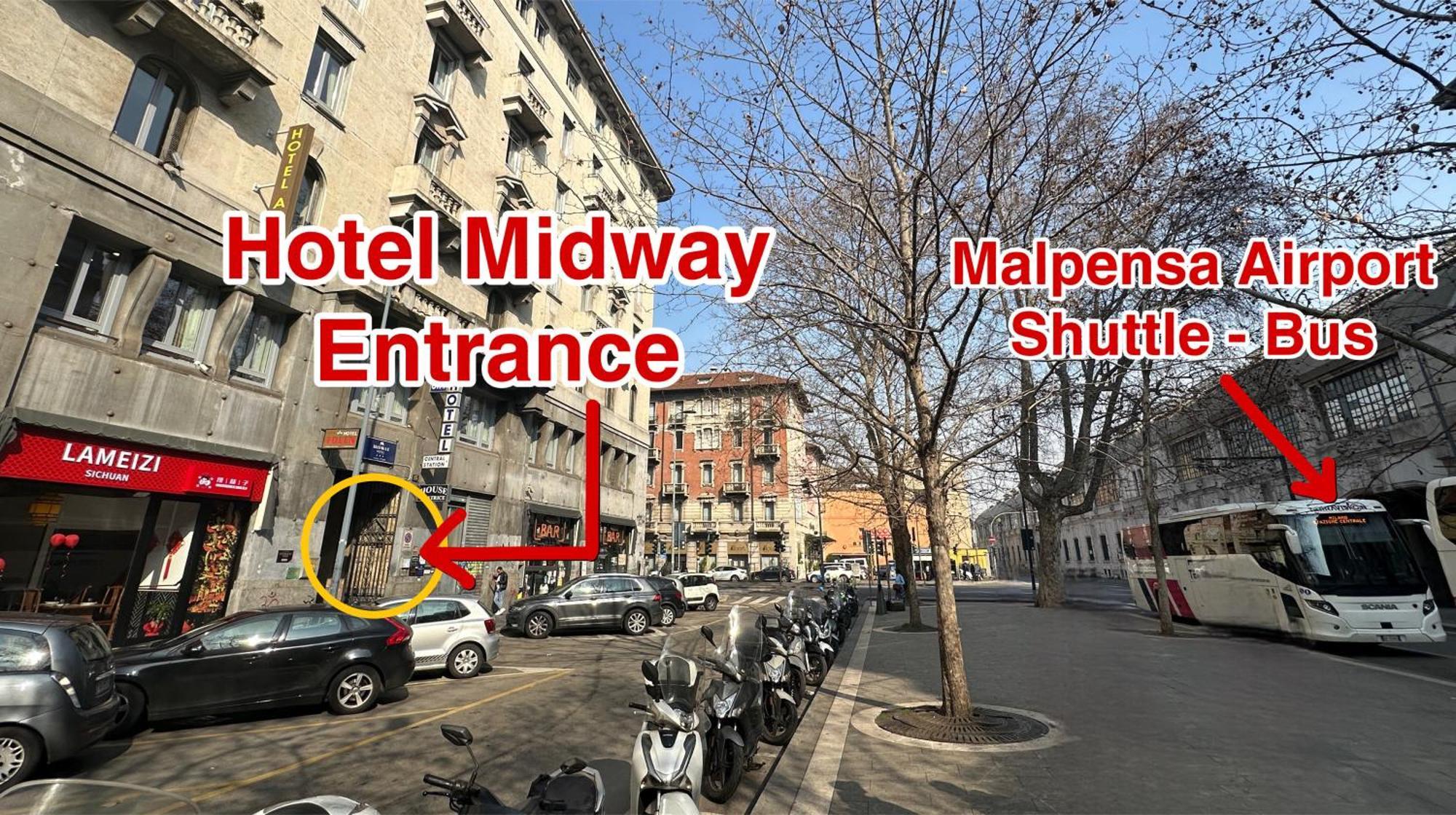 Hotel Midway Milan Bagian luar foto