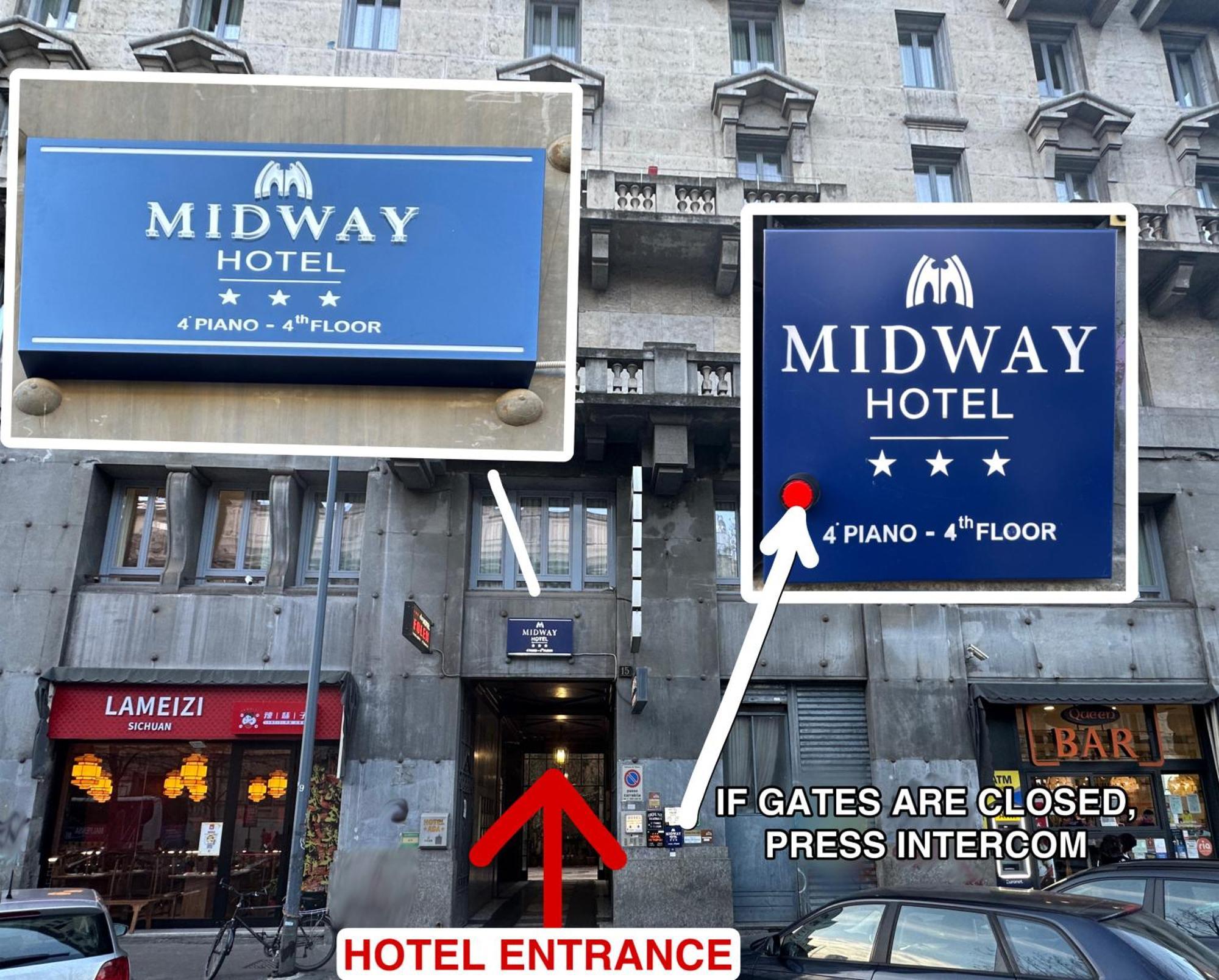 Hotel Midway Milan Bagian luar foto